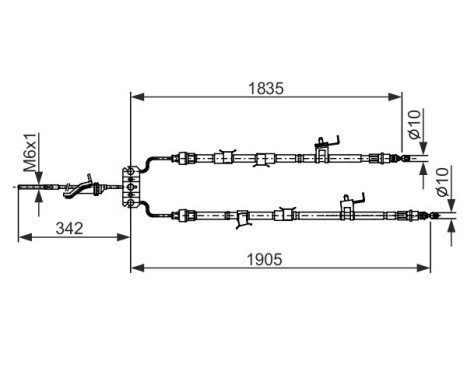 Cable Pull, parking brake, Image 5