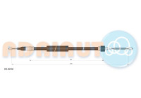 Pull cable, parking brake