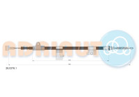 Pull cable, parking brake