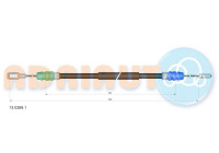 Pull cable, parking brake