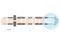 Pull cable, parking brake