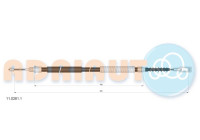 Pull cable, parking brake