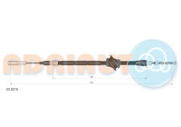 Pull cable, parking brake