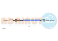 Pull cable, parking brake