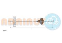 Pull cable, parking brake