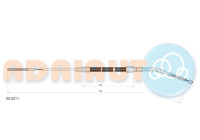 Pull cable, parking brake