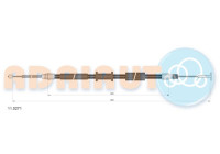 Pull cable, parking brake