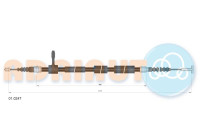 Pull cable, parking brake