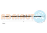 Pull cable, parking brake