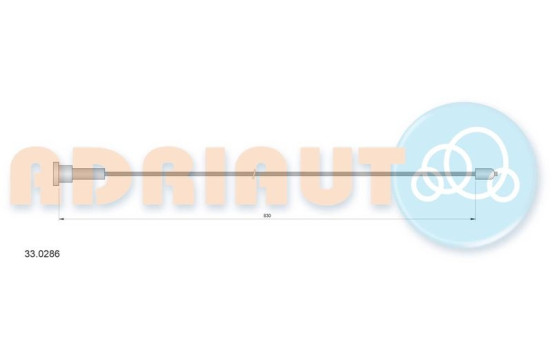 Pull cable, parking brake