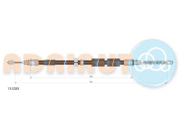 Pull cable, parking brake