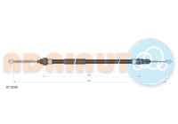 Pull cable, parking brake