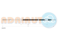 Pull cable, parking brake