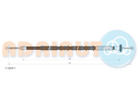 Pull cable, parking brake