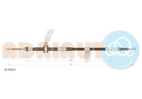 Pull cable, parking brake