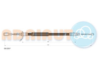 Pull cable, parking brake