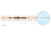 Pull cable, parking brake