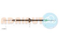 Pull cable, parking brake