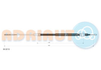 Pull cable, parking brake