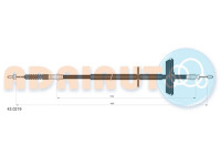 Pull cable, parking brake