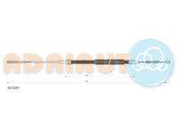 Pull cable, parking brake