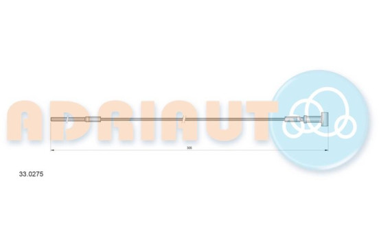 Pull cable, parking brake