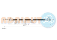 Pull cable, parking brake