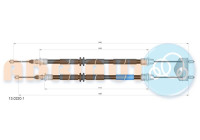 Pull cable, parking brake