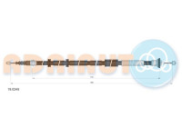 Pull cable, parking brake