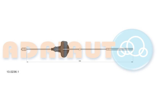 Pull cable, parking brake