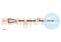 Pull cable, parking brake