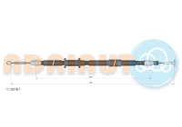 Pull cable, parking brake