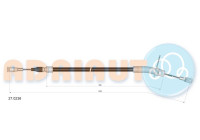 Pull cable, parking brake