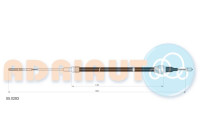 Pull cable, parking brake