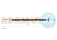 Pull cable, parking brake