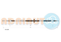 Pull cable, parking brake