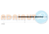 Pull cable, parking brake