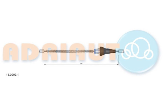 Pull cable, parking brake