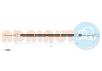 Pull cable, parking brake