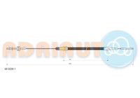 Pull cable, parking brake