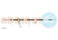 Pull cable, parking brake