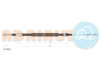 Pull cable, parking brake