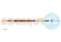 Pull cable, parking brake