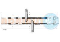 Pull cable, parking brake