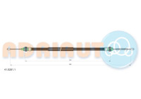 Pull cable, parking brake