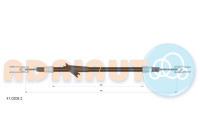 Pull cable, parking brake