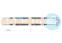 Pull cable, parking brake