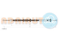 Pull cable, parking brake