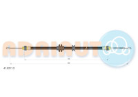 Pull cable, parking brake