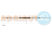 Pull cable, parking brake